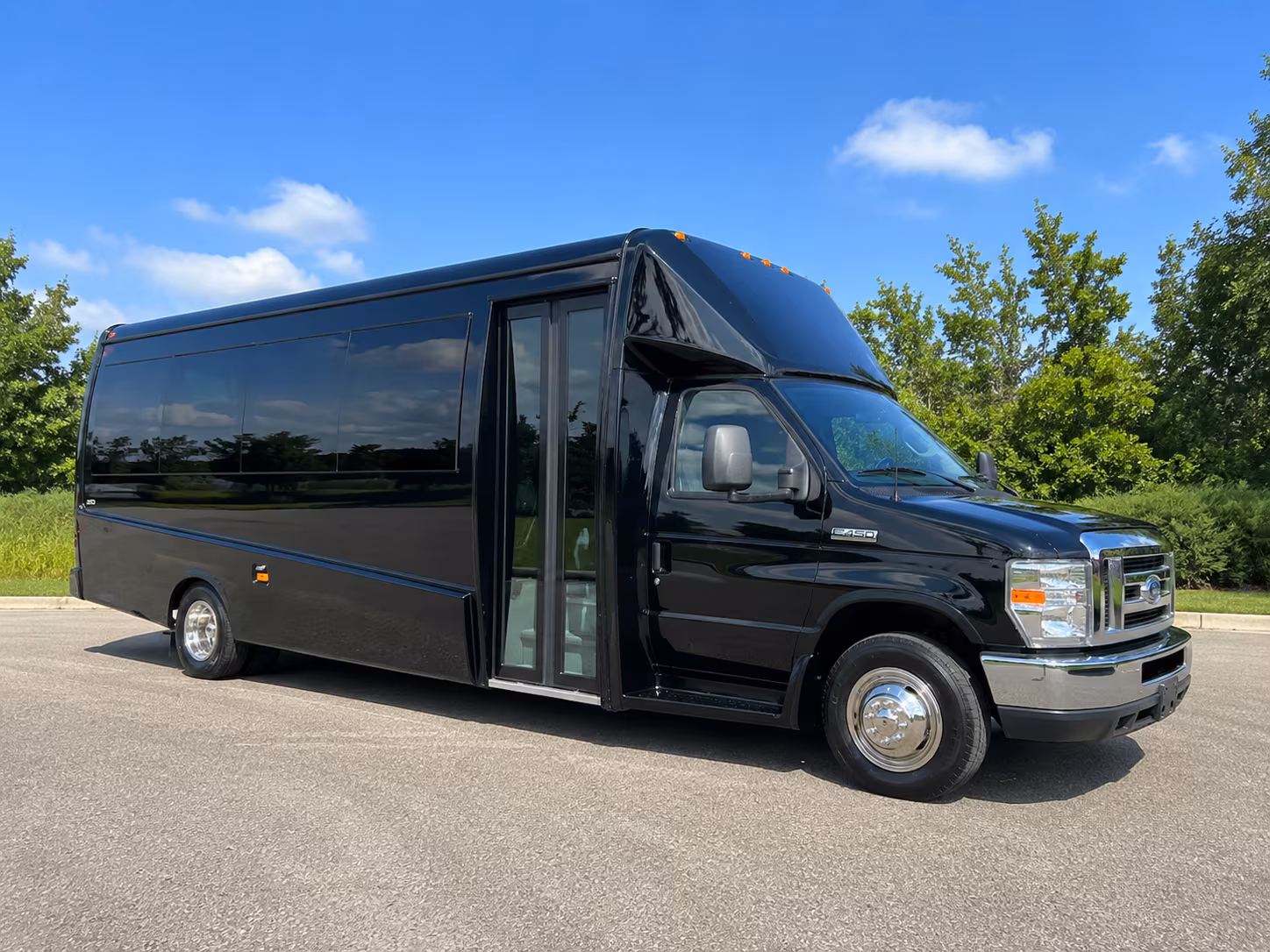 charter buses for large el monte prom groups heading out together