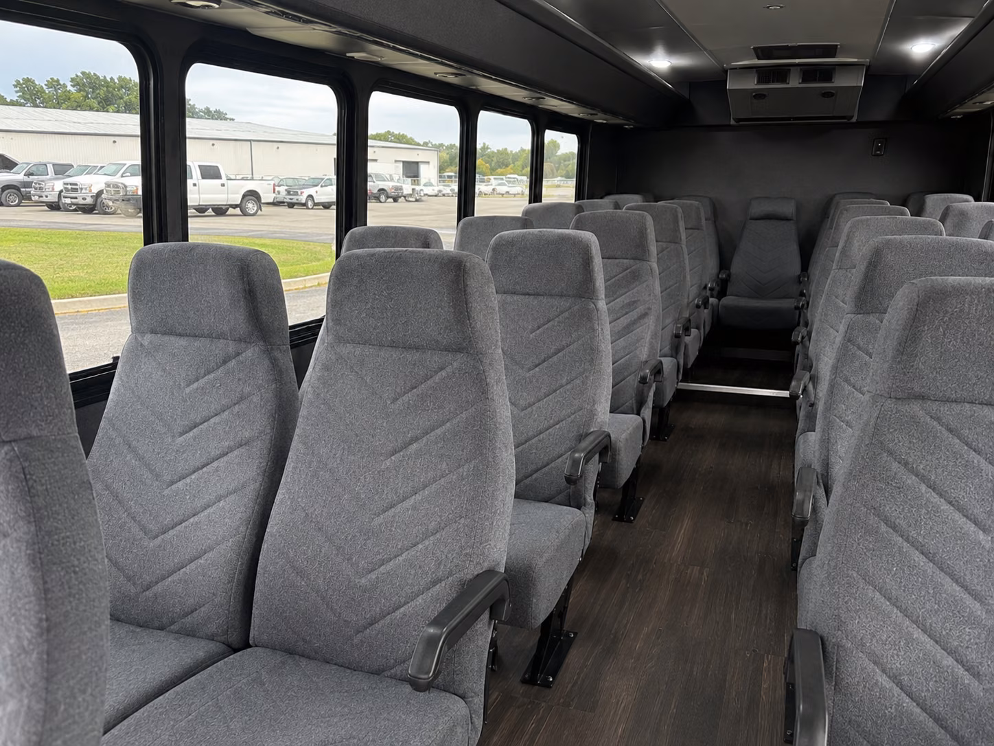el monte 20 passenger minibus inside