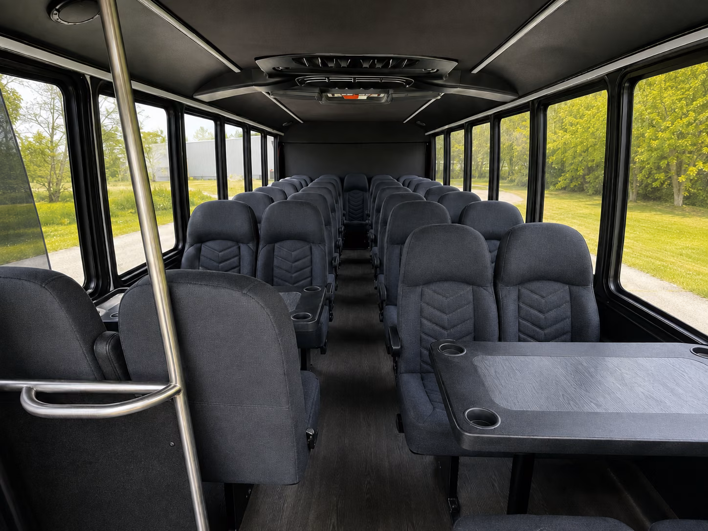 el monte 20 passenger minibus interior