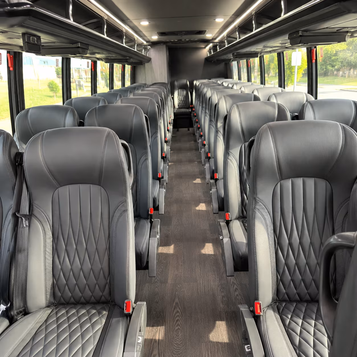 el monte 28 passenger minibus interior