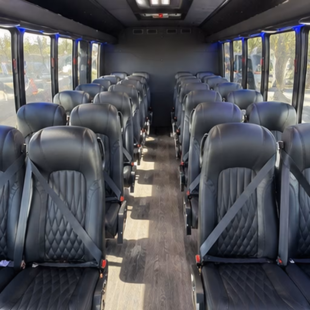 el monte 35 passenger minibus interior