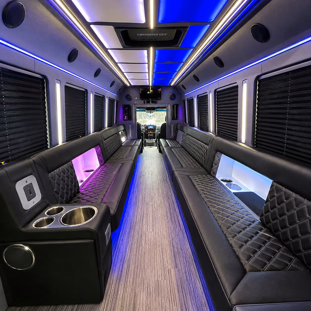el monte anniversary party bus rental