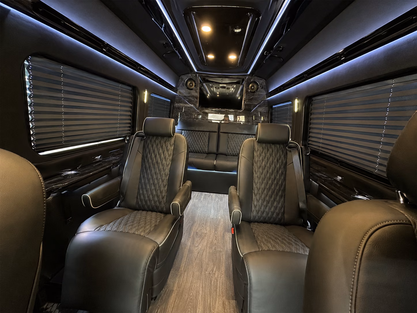 el monte sprinter van with driver interior